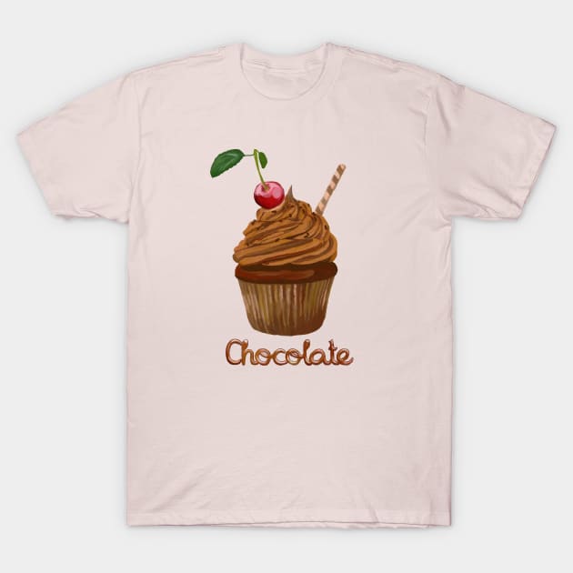 Chocolate Cupcakes T-Shirt by Veralex